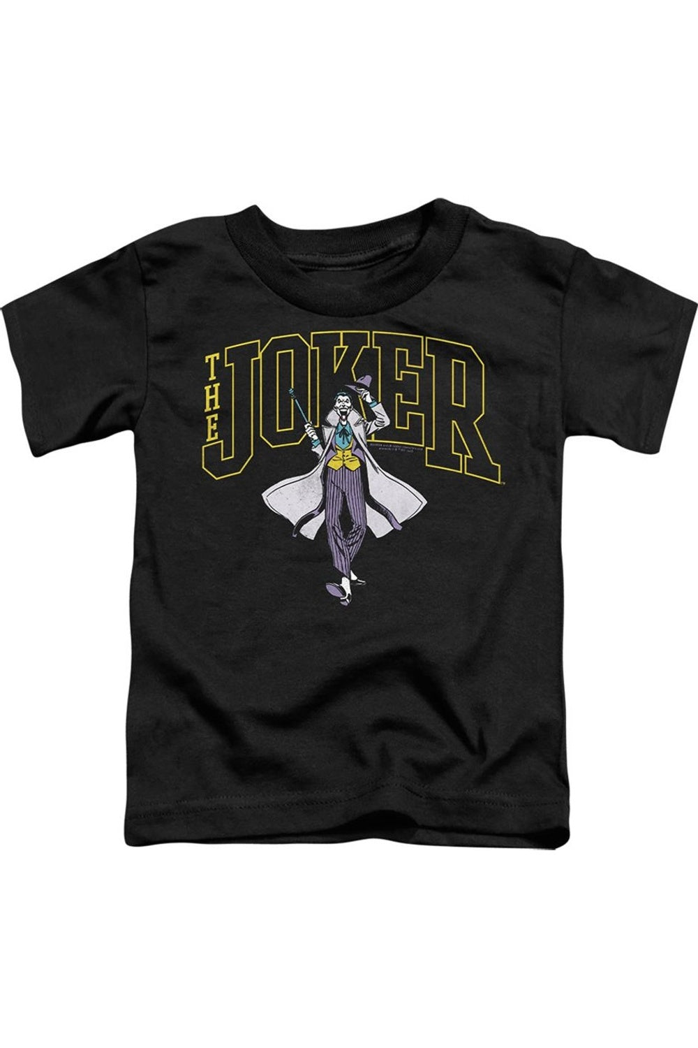 Футболка с коротким рукавом для малышей Batman Joker Varsity на черном фоне Gildan
Футболка с коротким рукавом для малышей Batman Joker Varsity на черном фоне Gildan