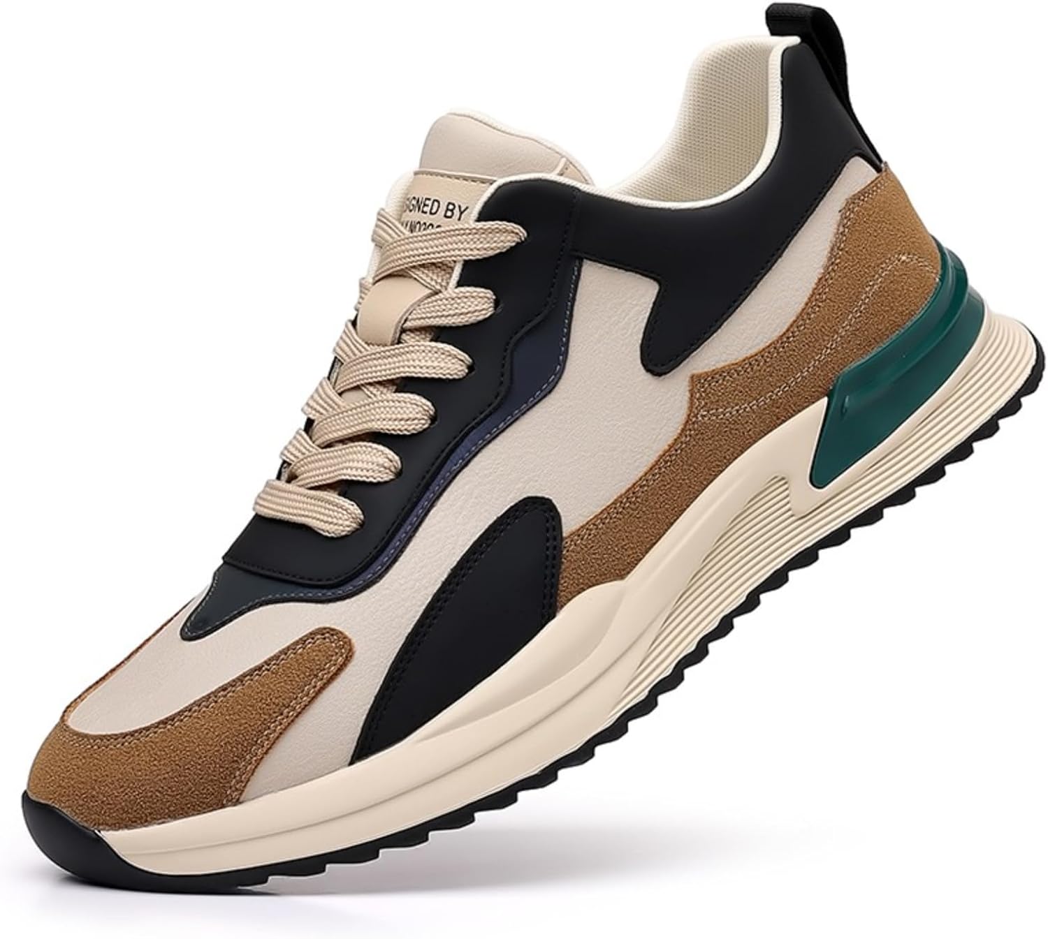 Мужские кроссовки на платформе из замшевой кожи с шнуровкой, низкие, удобные, легкие, с противоскользящей подошвой для ходьбы, тренировок, спорта, работы и тенниса Netehadi, бежевый
Мужские кроссовки на платформе из замшевой кожи с шнуровкой, низкие, удобные, легкие, с противоскользящей подошвой для ходьбы, тренировок, спорта, работы и тенниса Netehadi, бежевый