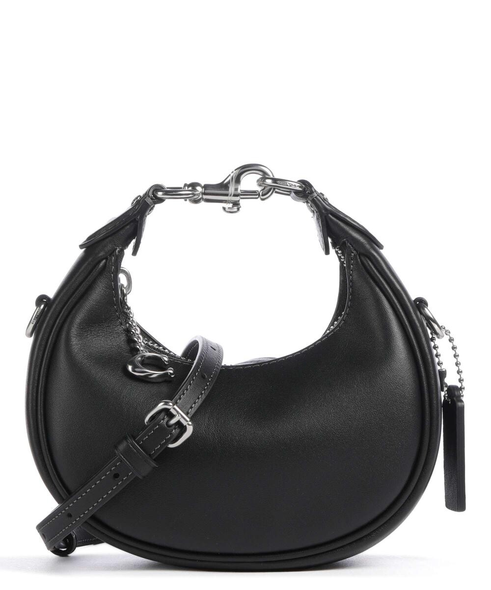 Сумка через плечо Jonie из мелкозернистой кожи Coach, черный 
Сумка через плечо Jonie из мелкозернистой кожи Coach, черный