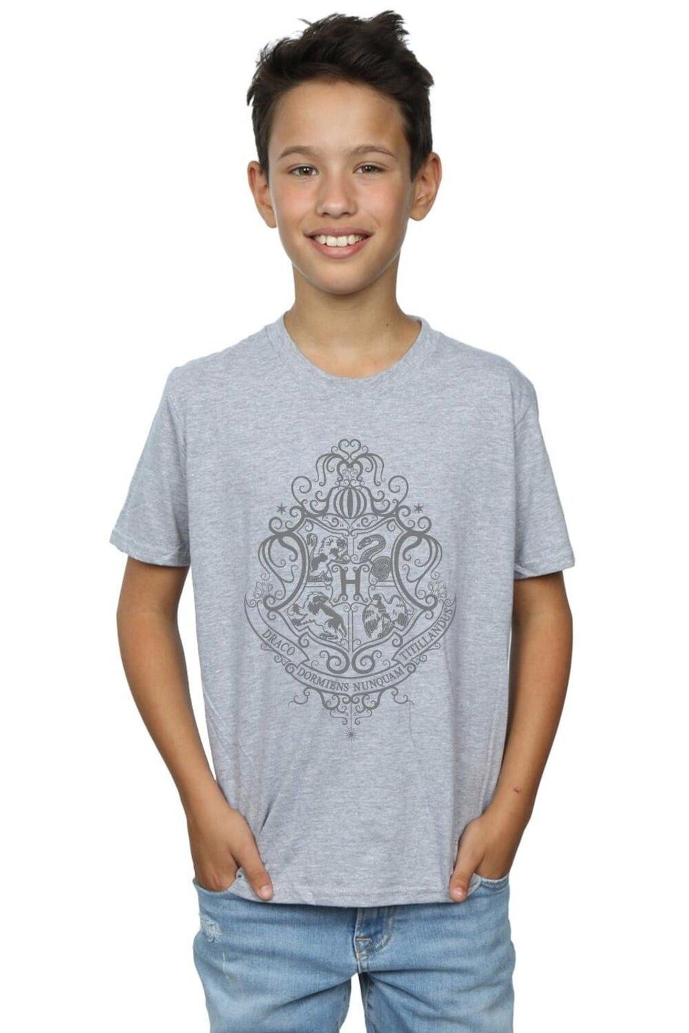 Футболка с гербом Хогвартса Драко Дормиенса Harry Potter, серый
Футболка с гербом Хогвартса Драко Дормиенса Harry Potter, серый