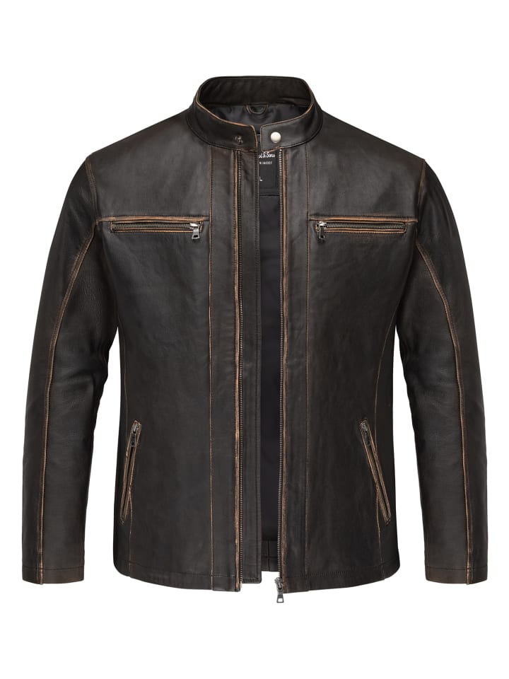 Кожаная куртка Amaci&Sons, цвет schwarz-braun, Коричневый, Кожаная куртка Amaci&Sons, цвет schwarz-braun
Кожаная куртка Amaci&Sons, цвет schwarz-braun, Коричневый, Кожаная куртка Amaci&Sons, цвет schwarz-braun