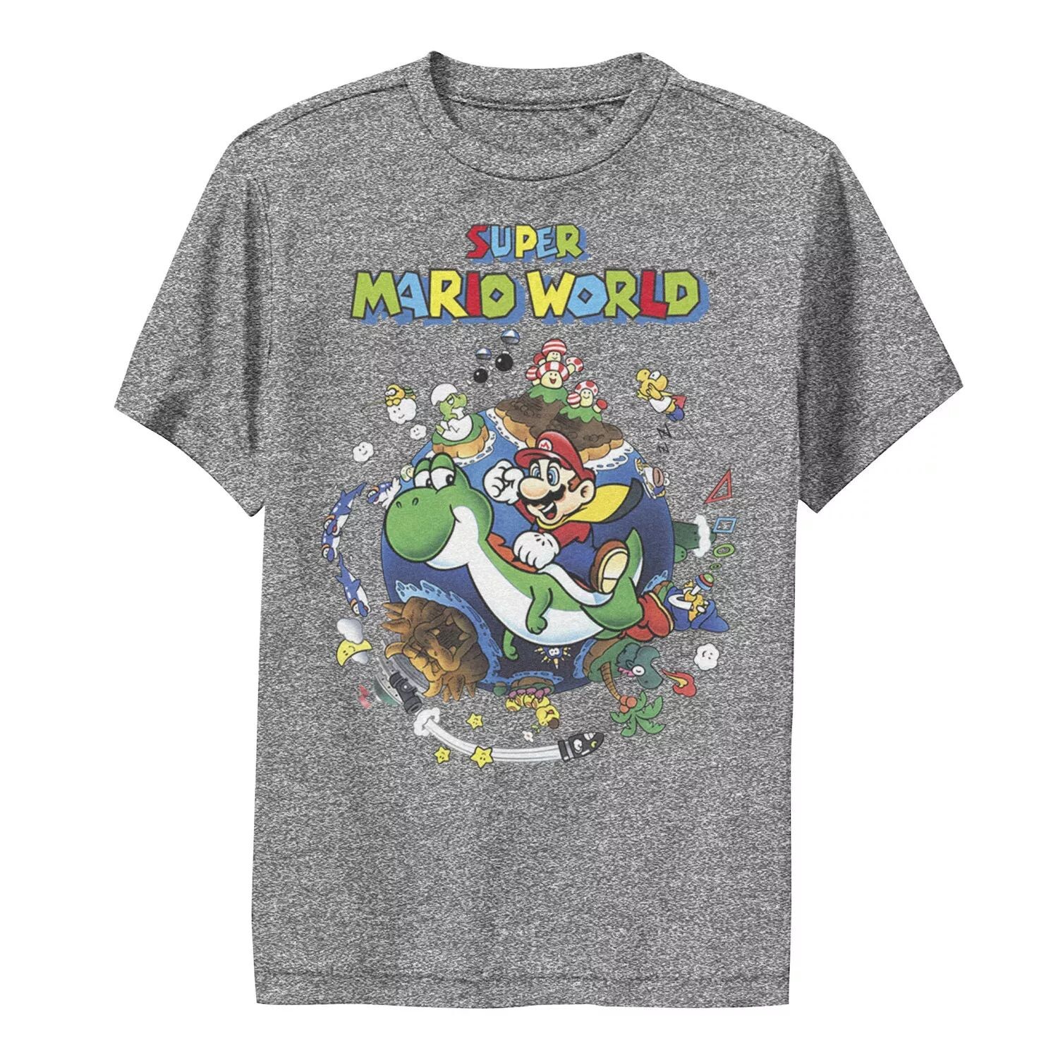 Футболка Nintendo Super Mario World Yoshi & Mario Round The World для мальчиков 8–20 лет Licensed Character
Футболка Nintendo Super Mario World Yoshi & Mario Round The World для мальчиков 8–20 лет Licensed Character