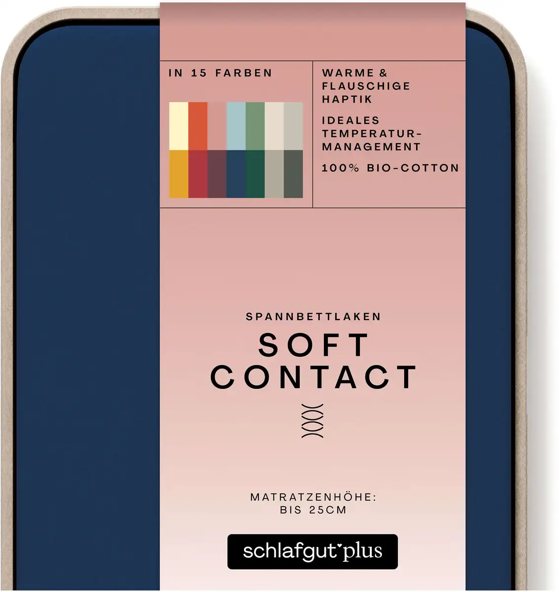Простыня Schlafgut "Soft Contact", 100% органический хлопок 180-200х200 см, 1 шт., синий
Простыня Schlafgut "Soft Contact", 100% органический хлопок 180-200х200 см, 1 шт., синий