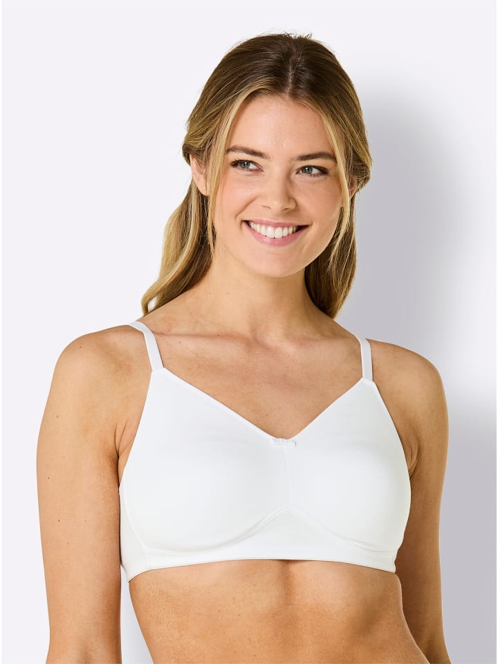 Бюстгальтер Comfort без косточек, 2 цвета: белый + 1 цвет: темно-синий WITT WEIDEN
Бюстгальтер Comfort без косточек, 2 цвета: белый + 1 цвет: темно-синий WITT WEIDEN