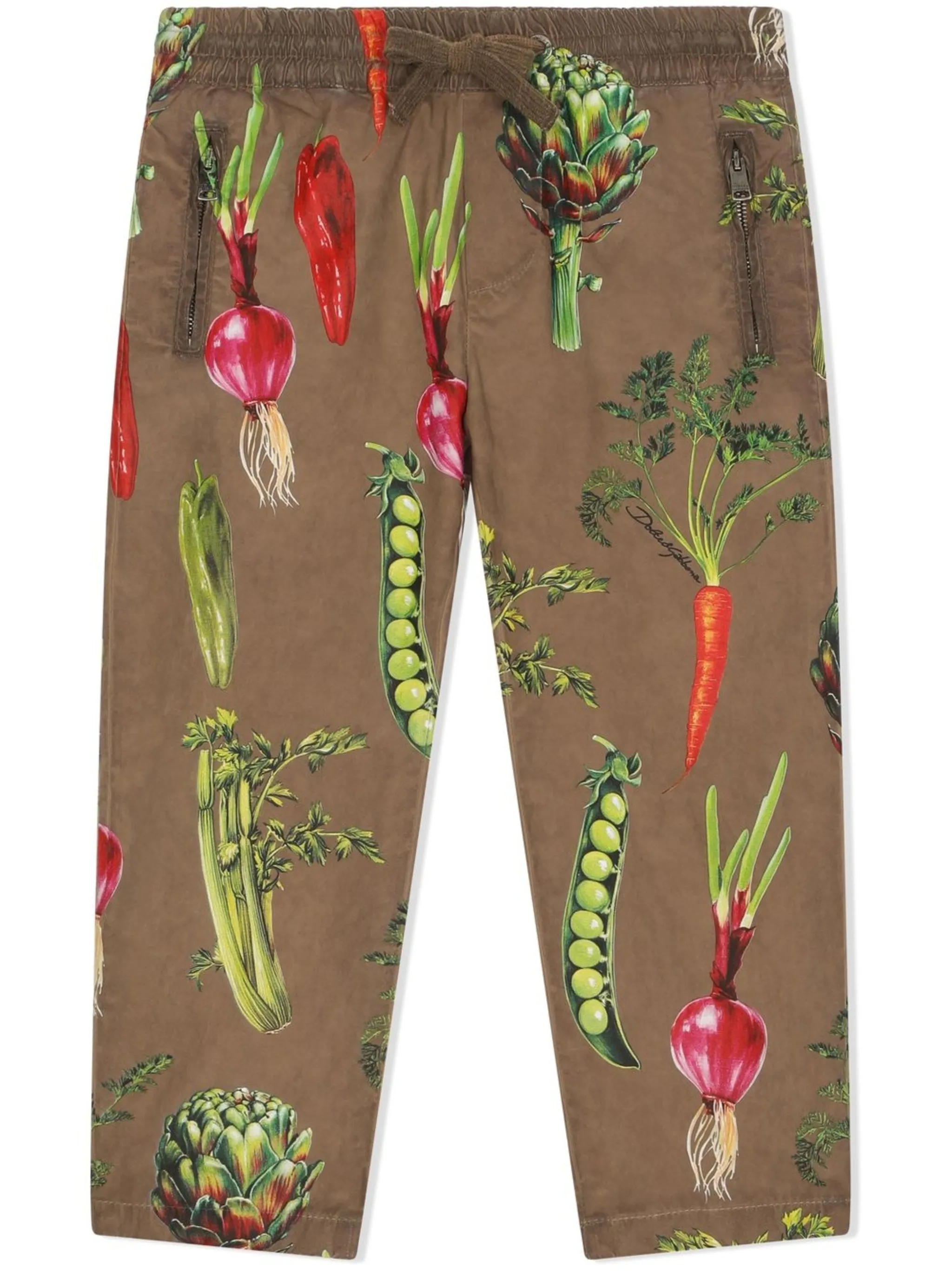 Джоггеры с принтом Dolce & Gabbana Kids, коричневый
Джоггеры с принтом Dolce & Gabbana Kids, коричневый