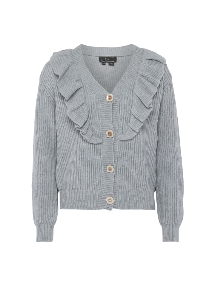 Женский кардиган светло-серого меланжевого цвета faina
Женский кардиган светло-серого меланжевого цвета faina