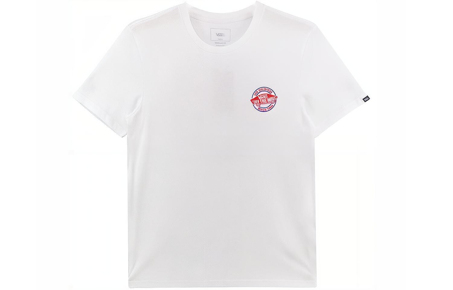 Футболка унисекс белая Vans, белый 
Футболка унисекс белая Vans, белый