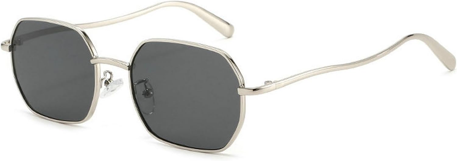 Солнцезащитные очки COTIA в форме маленького металлического шестиугольника для мужчин и женщин, стильные квадратные солнцезащитные очки в стиле ретро с многоугольными линзами, модные очки, Silver Grey
Солнцезащитные очки COTIA в форме маленького металлического шестиугольника для мужчин и женщин, стильные квадратные солнцезащитные очки в стиле ретро с многоугольными линзами, модные очки, Silver Grey