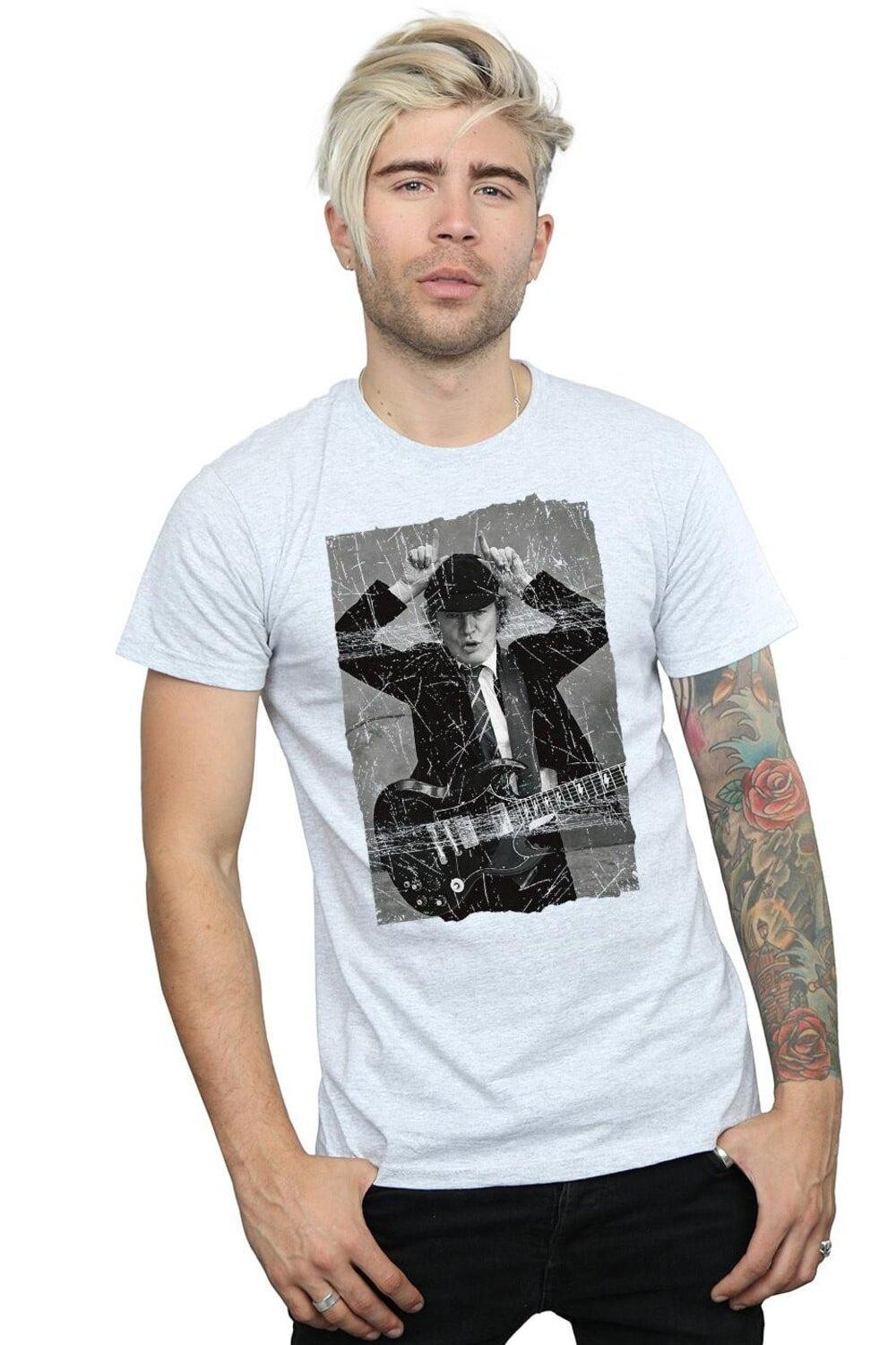 Футболка с рваной фотографией Angus Young AC/DC, серый
Футболка с рваной фотографией Angus Young AC/DC, серый