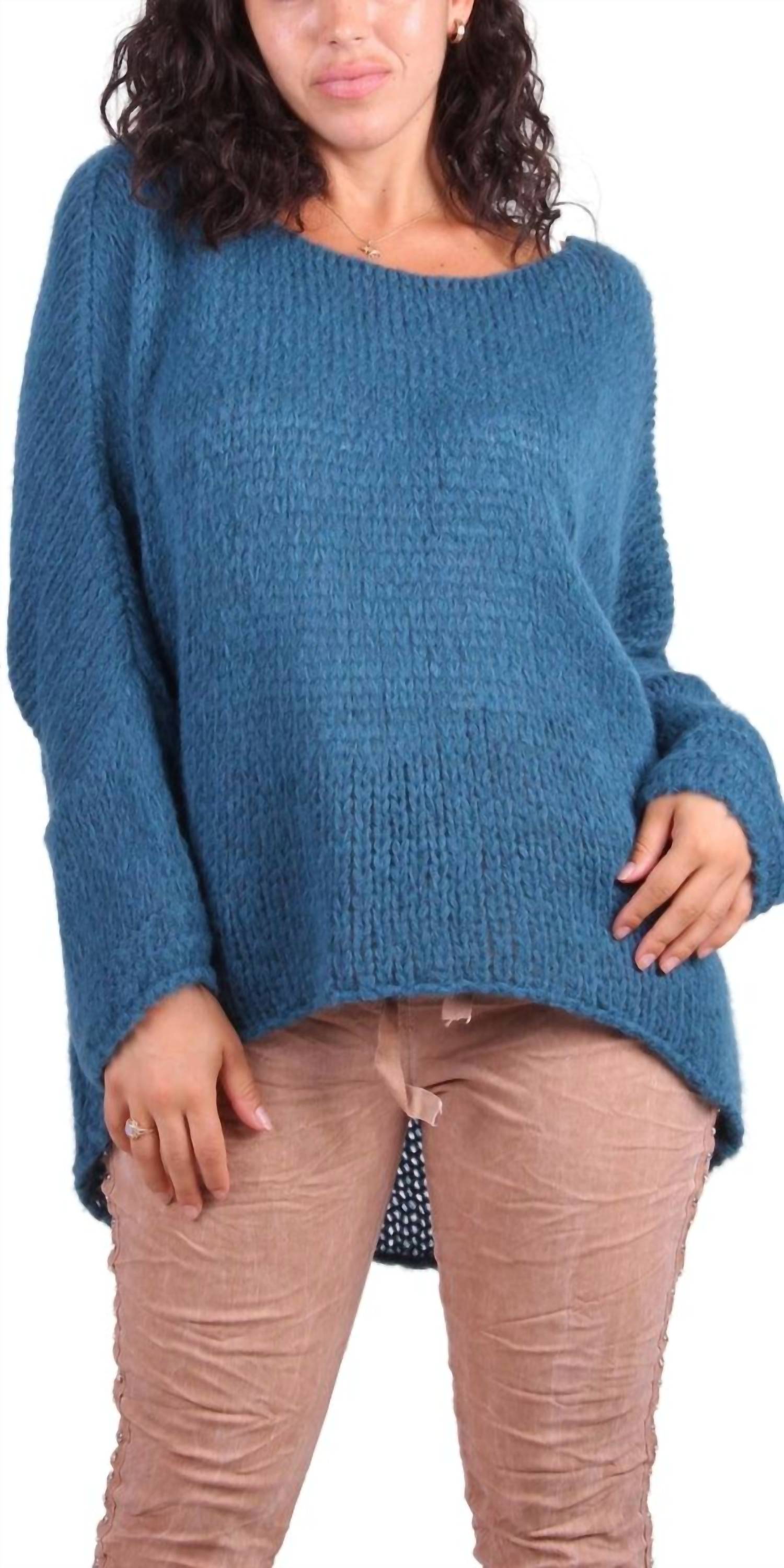 Ромелия свитер в цвете морской волны GIGI MODA, Teal
Ромелия свитер в цвете морской волны GIGI MODA, Teal