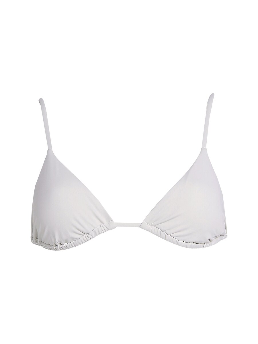 Треугольный бикини-топ Calvin Klein Swimwear Essentials, белый
Треугольный бикини-топ Calvin Klein Swimwear Essentials, белый