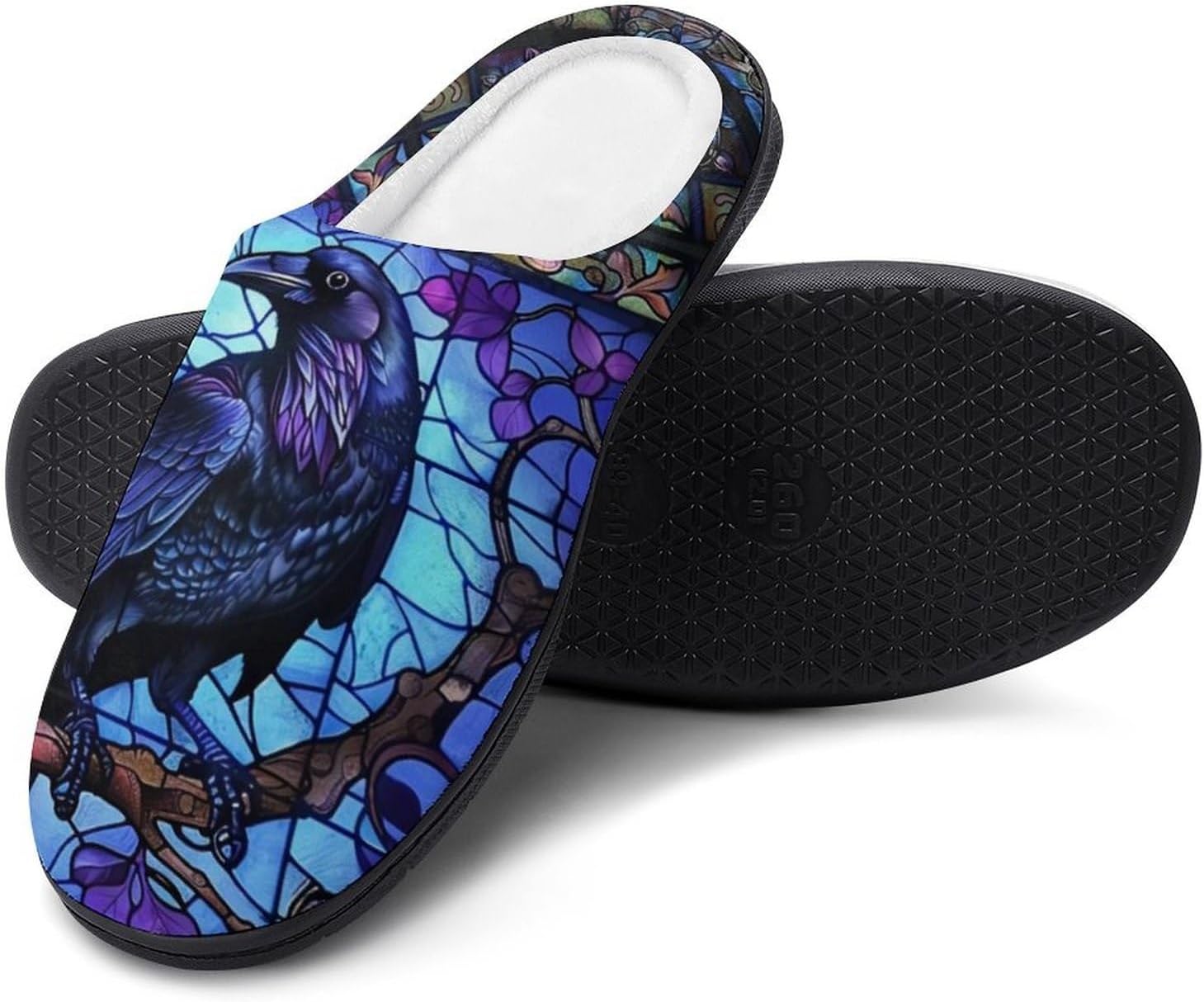 Тапочки YXHZYHY с нордическим викингским винтажным узором, мужские хлопковые тапочки с мягкой подошвой из пены с эффектом памяти, теплые и мягкие домашние обуви с противоскользящей подошвой, Crow
Тапочки YXHZYHY с нордическим викингским винтажным узором, мужские хлопковые тапочки с мягкой подошвой из пены с эффектом памяти, теплые и мягкие домашние обуви с противоскользящей подошвой, Crow