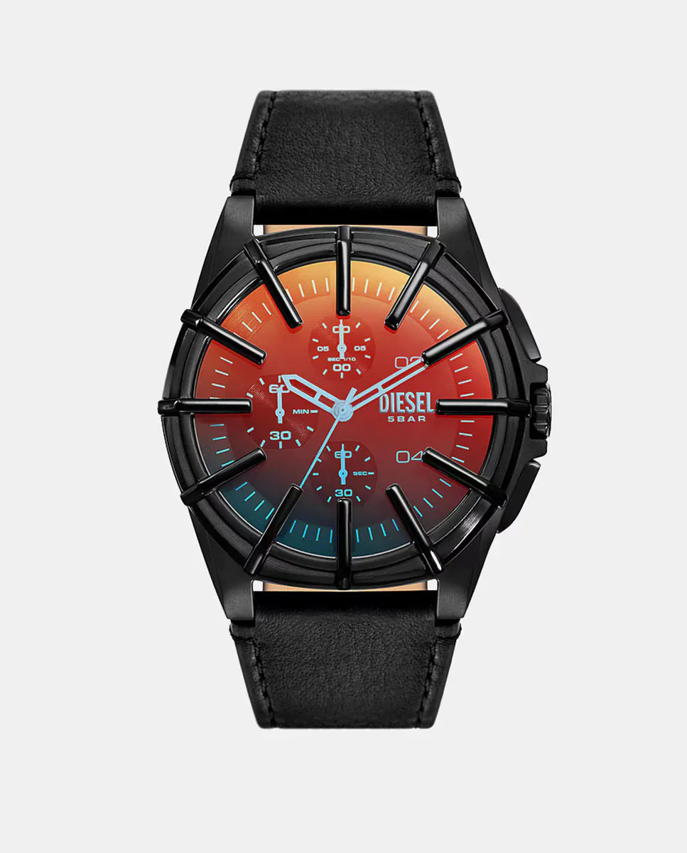 DZ4658 черные кожаные мужские часы с хронографом Diesel, черный
DZ4658 черные кожаные мужские часы с хронографом Diesel, черный