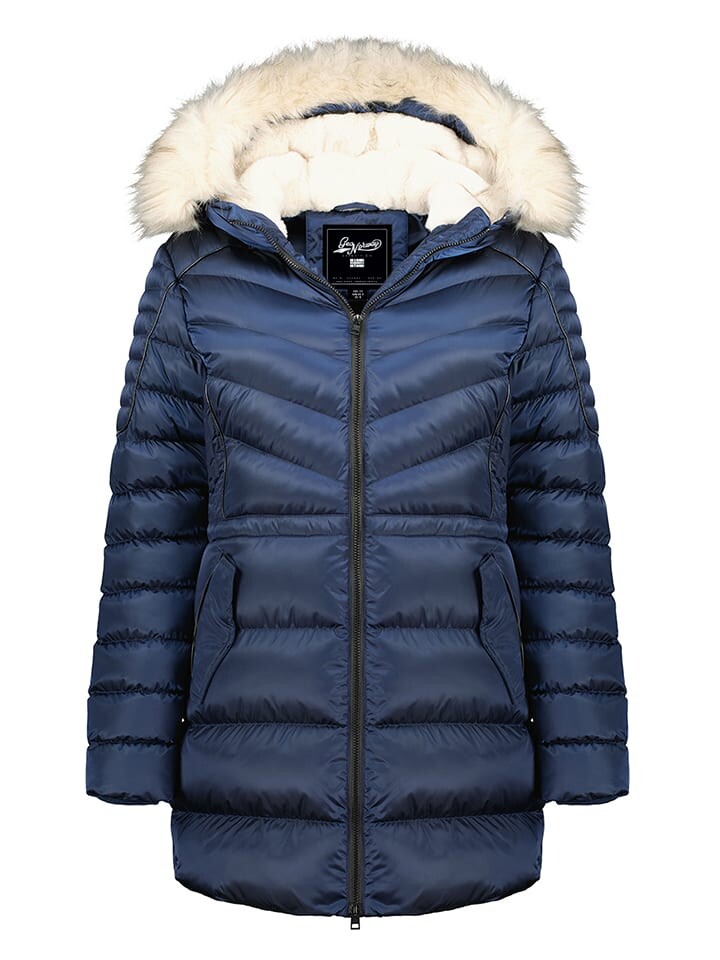 Пуховик Geographical Norway Destinee, темно-синий 
Пуховик Geographical Norway Destinee, темно-синий