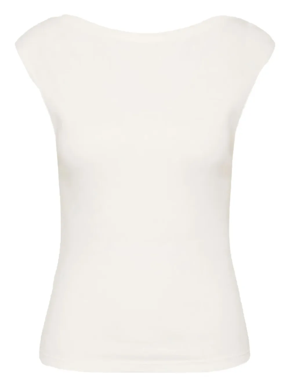 Топ с глубоким вырезом на спине St. Agni, белый
Топ с глубоким вырезом на спине St. Agni, белый