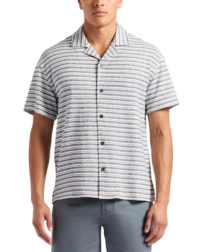 Мужская полосатая джерсейная рубашка Buffalo David Bitton, синий
Мужская полосатая джерсейная рубашка Buffalo David Bitton, синий