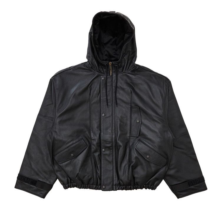Куртка Supreme x Martithé + François Girbaud Hooded Leather Flight Bomber Jacket, Black
Куртка Supreme x Martithé + François Girbaud Hooded Leather Flight Bomber Jacket, Black
