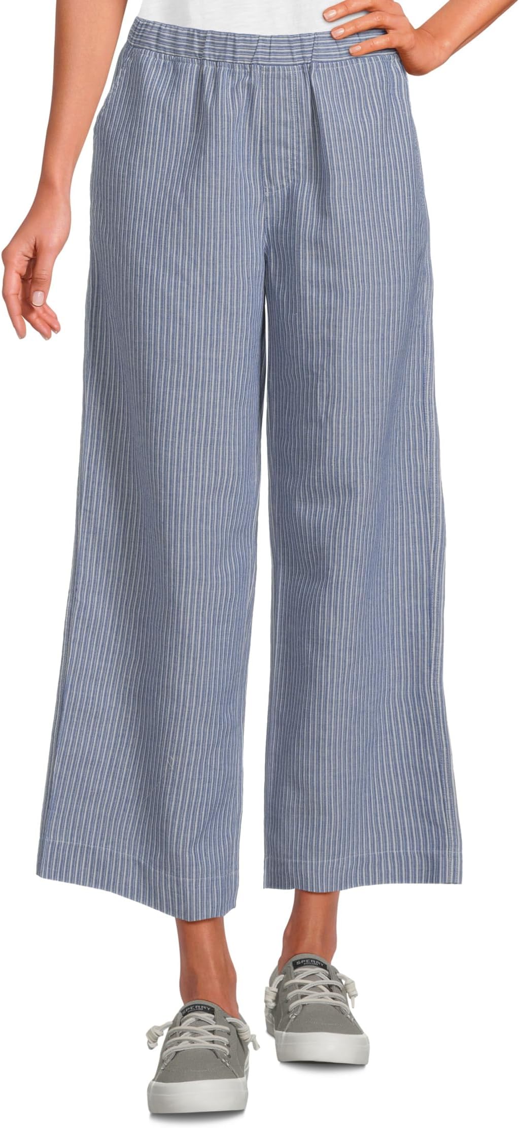 Брюки Mod-o-doc Cropped Wide Leg Pants, Ocean Stripe
Брюки Mod-o-doc Cropped Wide Leg Pants, Ocean Stripe