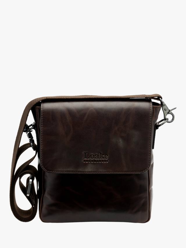 Винтажная кожаная сумка-кроссбоди Stratford с восковым покрытием Loake, Dark Brown
Винтажная кожаная сумка-кроссбоди Stratford с восковым покрытием Loake, Dark Brown