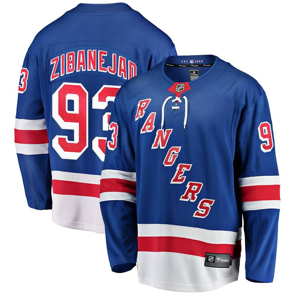 Мужская синяя футболка с логотипом Fanatics Mika Zibanejad New York Rangers Home отколовшегося игрока, цвет Ran Blue
Мужская синяя футболка с логотипом Fanatics Mika Zibanejad New York Rangers Home отколовшегося игрока, цвет Ran Blue