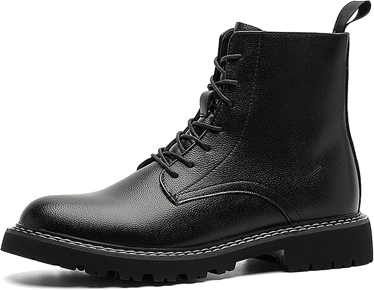 Мужские черные кожаные боевые ботинки на платформе, модные с широким носком, шнуровкой, удобные, с боковой молнией, массивным каблуком, высокие, байкерские, повседневные, с противоскользящей подошвой, водонепроницаемые ботильоны Wvbvlo
Мужские черные кожаные боевые ботинки на платформе, модные с широким носком, шнуровкой, удобные, с боковой молнией, массивным каблуком, высокие, байкерские, повседневные, с противоскользящей подошвой, водонепроницаемые ботильоны Wvbvlo