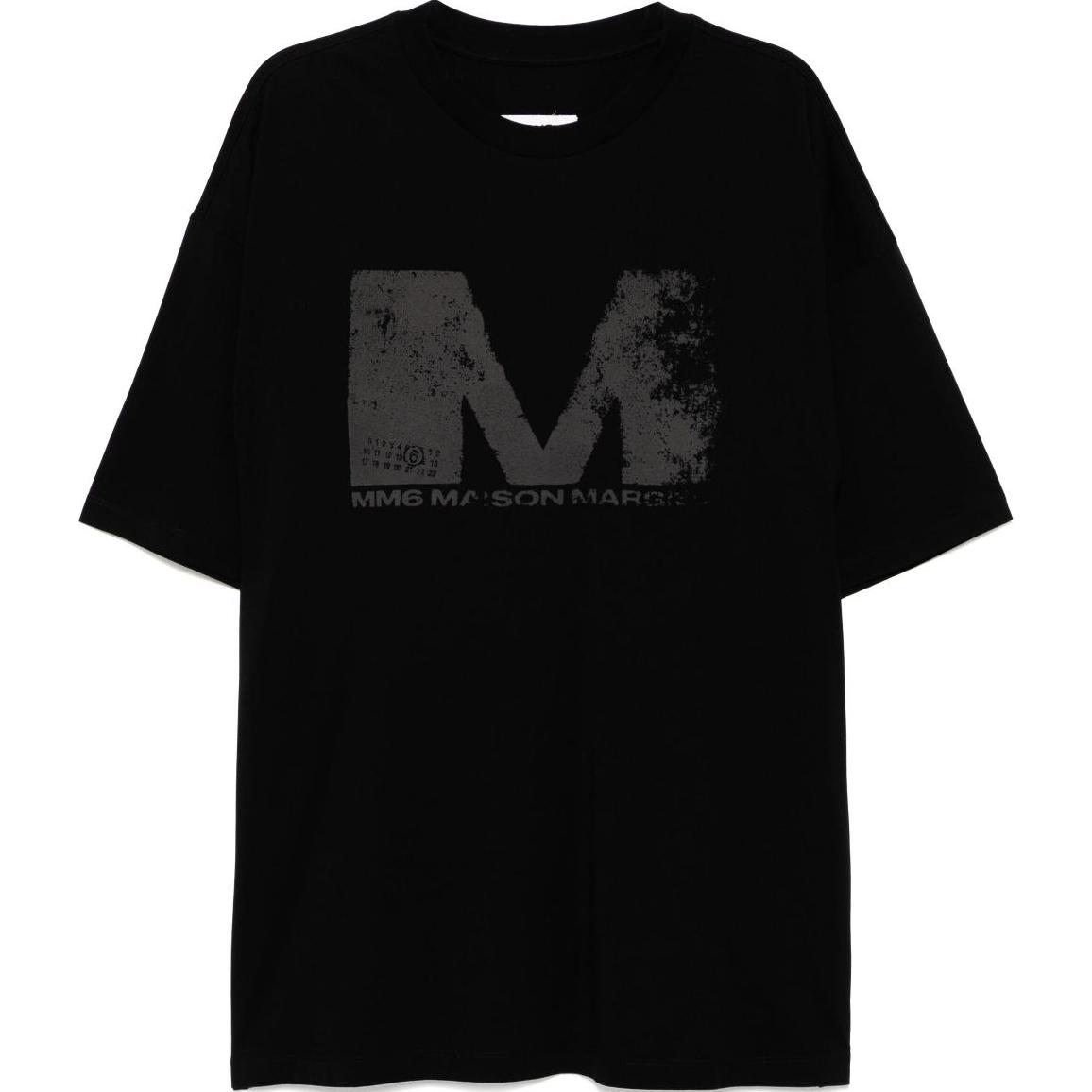 Футболка с принтом логотипа MM6 Maison Margiela, черный
Футболка с принтом логотипа MM6 Maison Margiela, черный