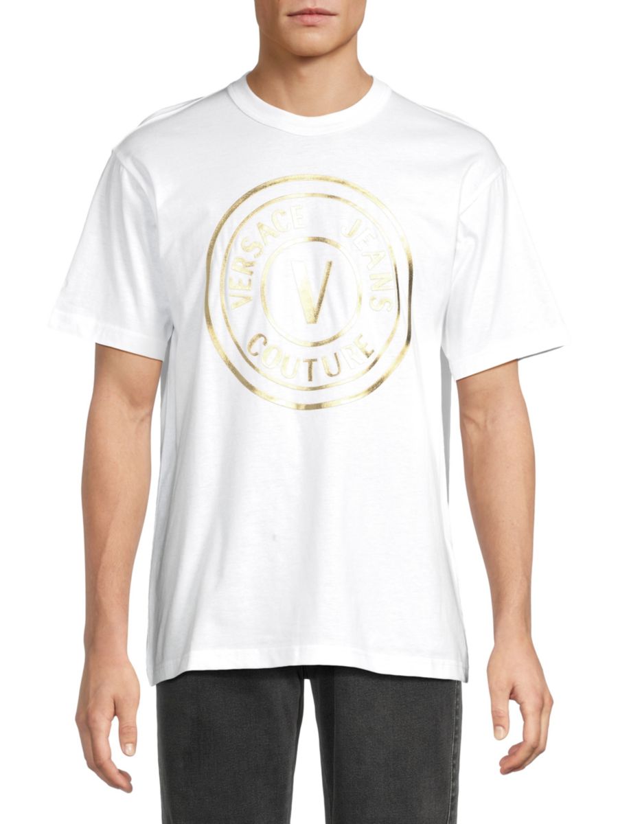 Футболка с логотипом Regular Fit Versace Jeans Couture, цвет White Gold
Футболка с логотипом Regular Fit Versace Jeans Couture, цвет White Gold