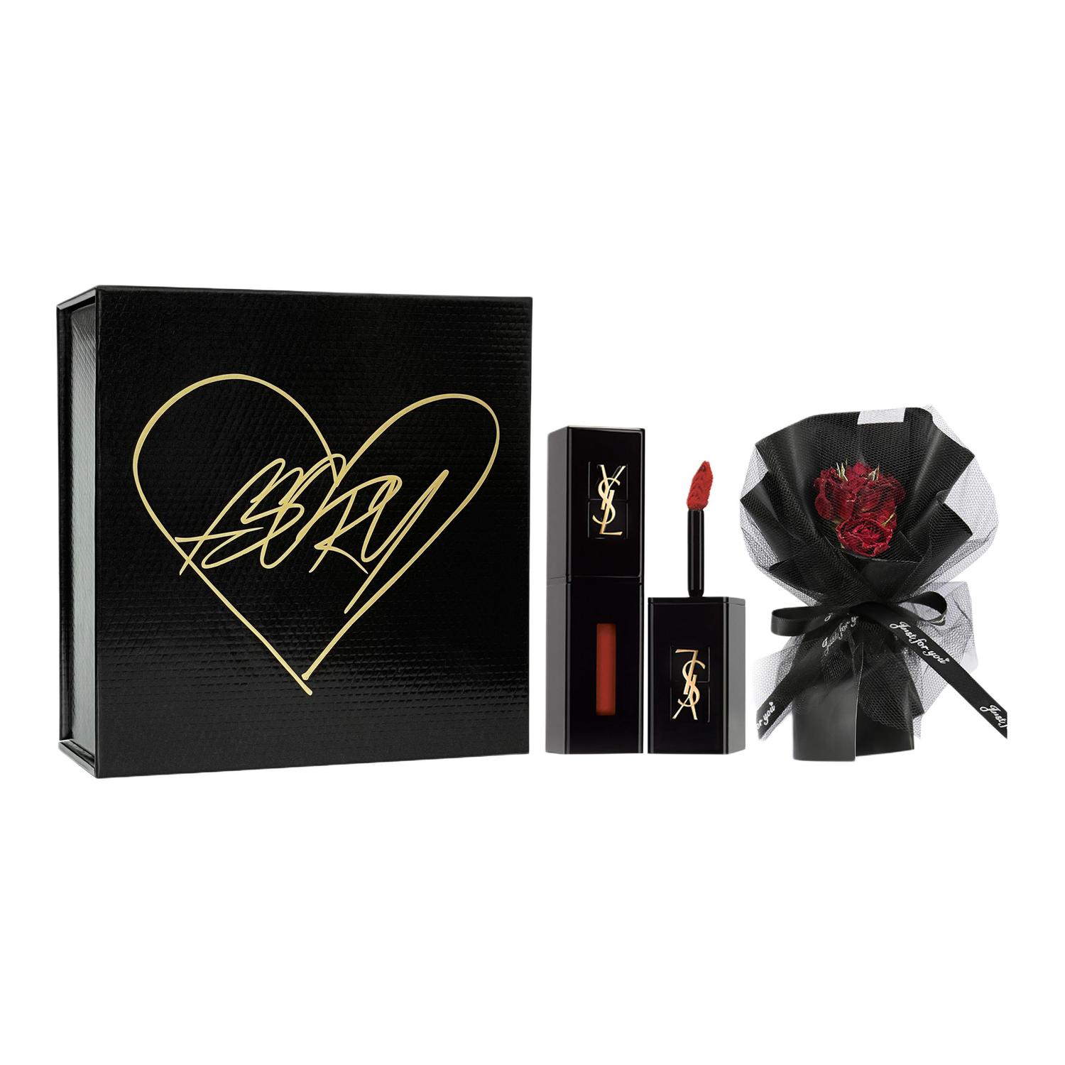 SAINT LAURENT Черный тюбик блеска для губ глянцевый легко растушевывается глянцевый блеск для губ 5,5 мл + черно-золотая коробка
SAINT LAURENT Черный тюбик блеска для губ глянцевый легко растушевывается глянцевый блеск для губ 5,5 мл + черно-золотая коробка