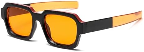 Модные классические ретро-очки квадратной формы, яркие и красочные, стильные аксессуары, солнцезащитные очки для уличной фотосессии, универсальные, женские MTZJH, Black Orange
Модные классические ретро-очки квадратной формы, яркие и красочные, стильные аксессуары, солнцезащитные очки для уличной фотосессии, универсальные, женские MTZJH, Black Orange