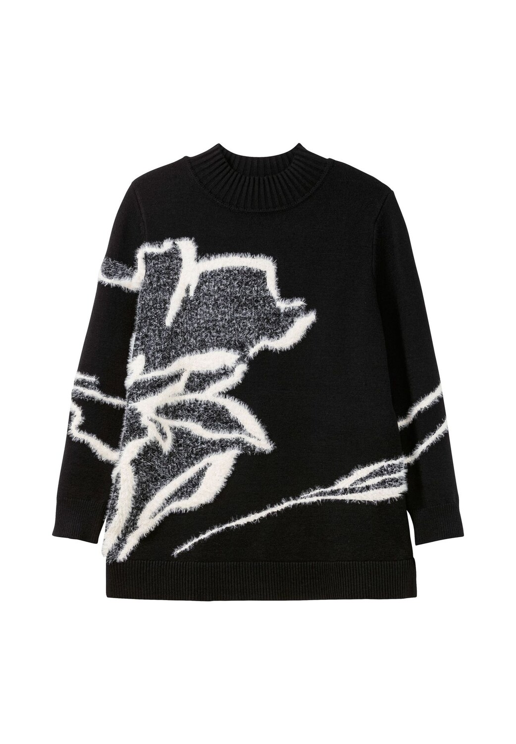 Свитер интарсия из флисовой пряжи Sheego, цвет Schwarz Gemustert
Свитер интарсия из флисовой пряжи Sheego, цвет Schwarz Gemustert