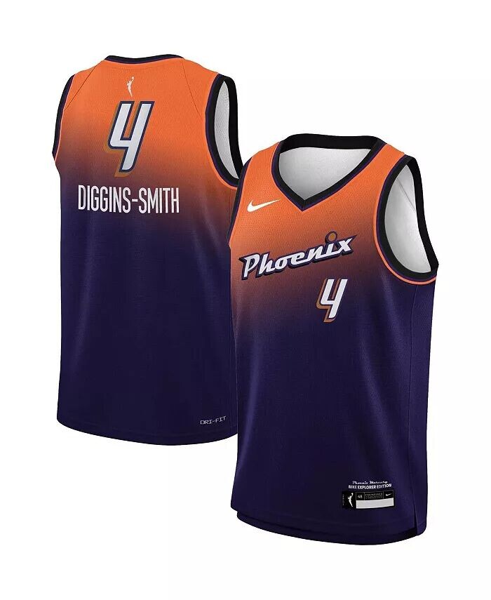 Джерси Big Boys and Girls Skylar Diggins-Smith Purple Phoenix Mercury 2022 Explorer Edition Victory Player Nike, фиолетовый 
Джерси Big Boys and Girls Skylar Diggins-Smith Purple Phoenix Mercury 2022 Explorer Edition Victory Player Nike, фиолетовый