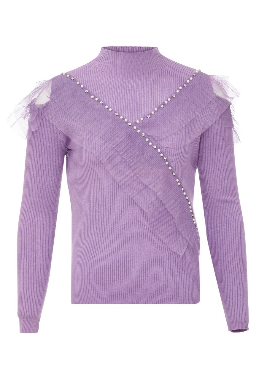 Свитер Bling Bling By Leo, лавандовый 
Свитер Bling Bling By Leo, лавандовый