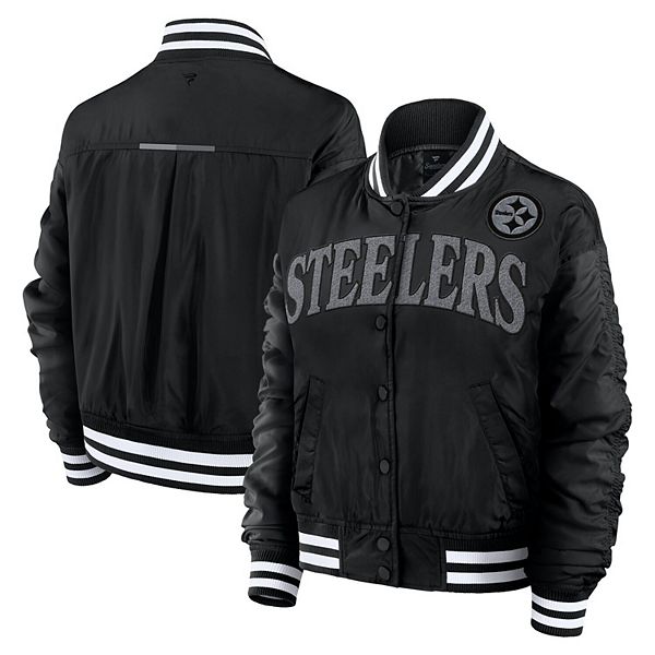Женская черная куртка Pittsburgh Steelers Elements Wave на молнии Fanatics
Женская черная куртка Pittsburgh Steelers Elements Wave на молнии Fanatics