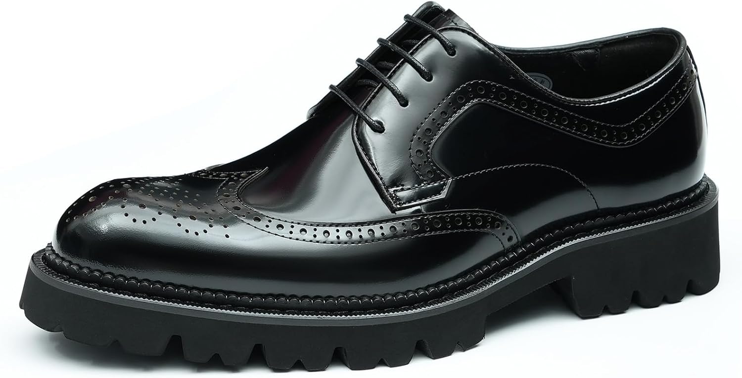 Мужские классические туфли Wingtip Brogue, деловые Derby с 4 отверстиями для шнуровки, стильные повседневные туфли для мужчин 96128 Windhana, черный
Мужские классические туфли Wingtip Brogue, деловые Derby с 4 отверстиями для шнуровки, стильные повседневные туфли для мужчин 96128 Windhana, черный