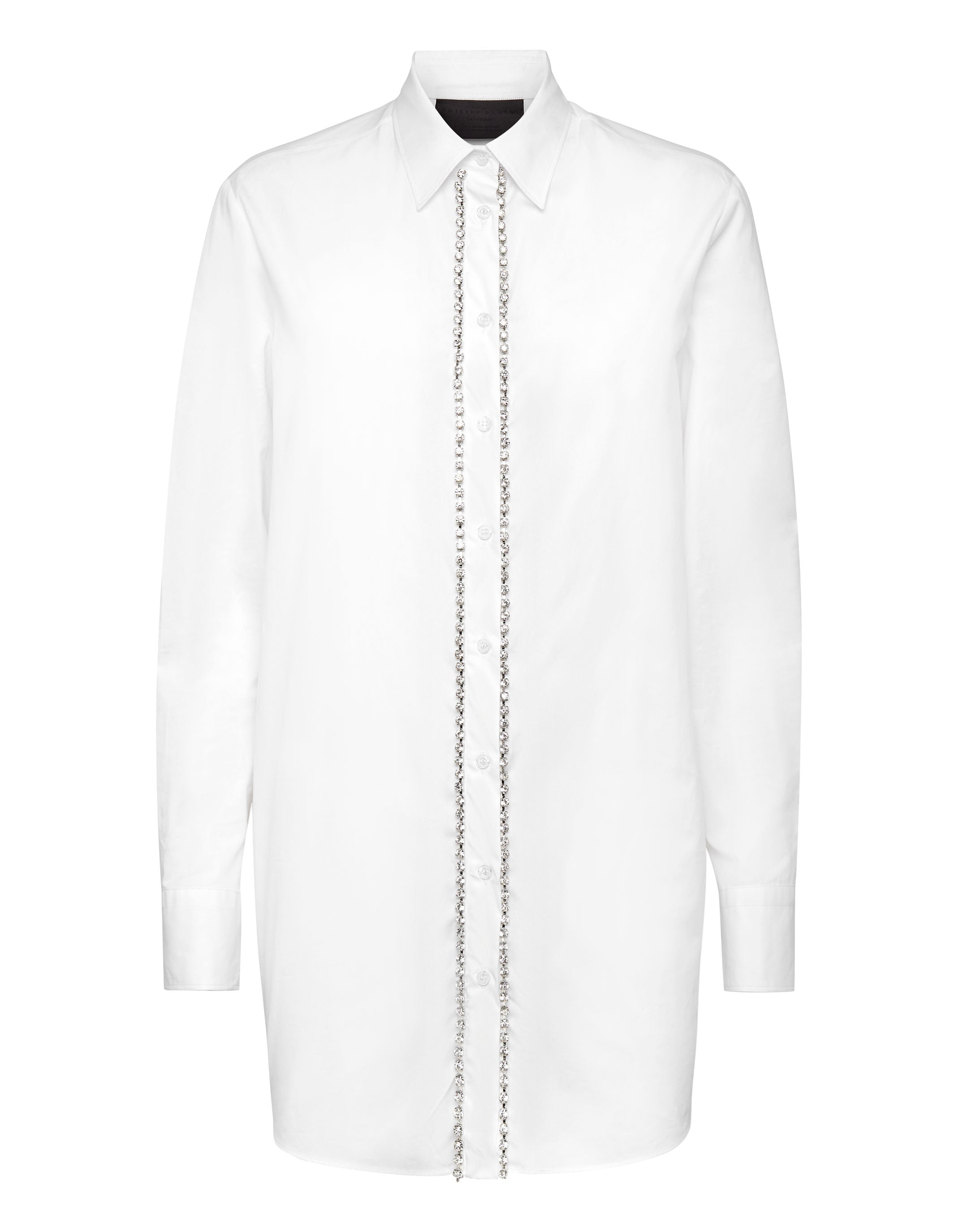 Платье-рубашка Кристалл PHILIPP PLEIN, белый
Платье-рубашка Кристалл PHILIPP PLEIN, белый