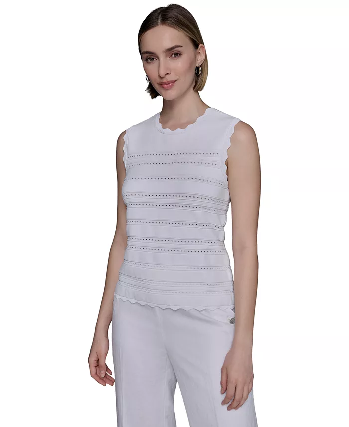 Женский свитер с воланом KARL LAGERFELD PARIS, белый
Женский свитер с воланом KARL LAGERFELD PARIS, белый