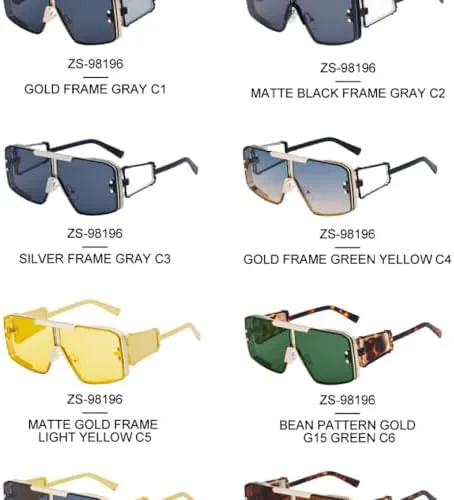 Солнцезащитные очки большого квадратного размера 2026 года для женщин, металлическая оправа, панк-очки для мужчин, винтажные очки в стиле стимпанк MTZJH, C5yellow
Солнцезащитные очки большого квадратного размера 2026 года для женщин, металлическая оправа, панк-очки для мужчин, винтажные очки в стиле стимпанк MTZJH, C5yellow