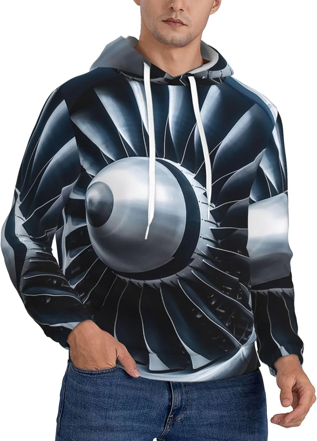 Мужской пуловер худи Jet Engine с карманом SDTYKHJ
Мужской пуловер худи Jet Engine с карманом SDTYKHJ