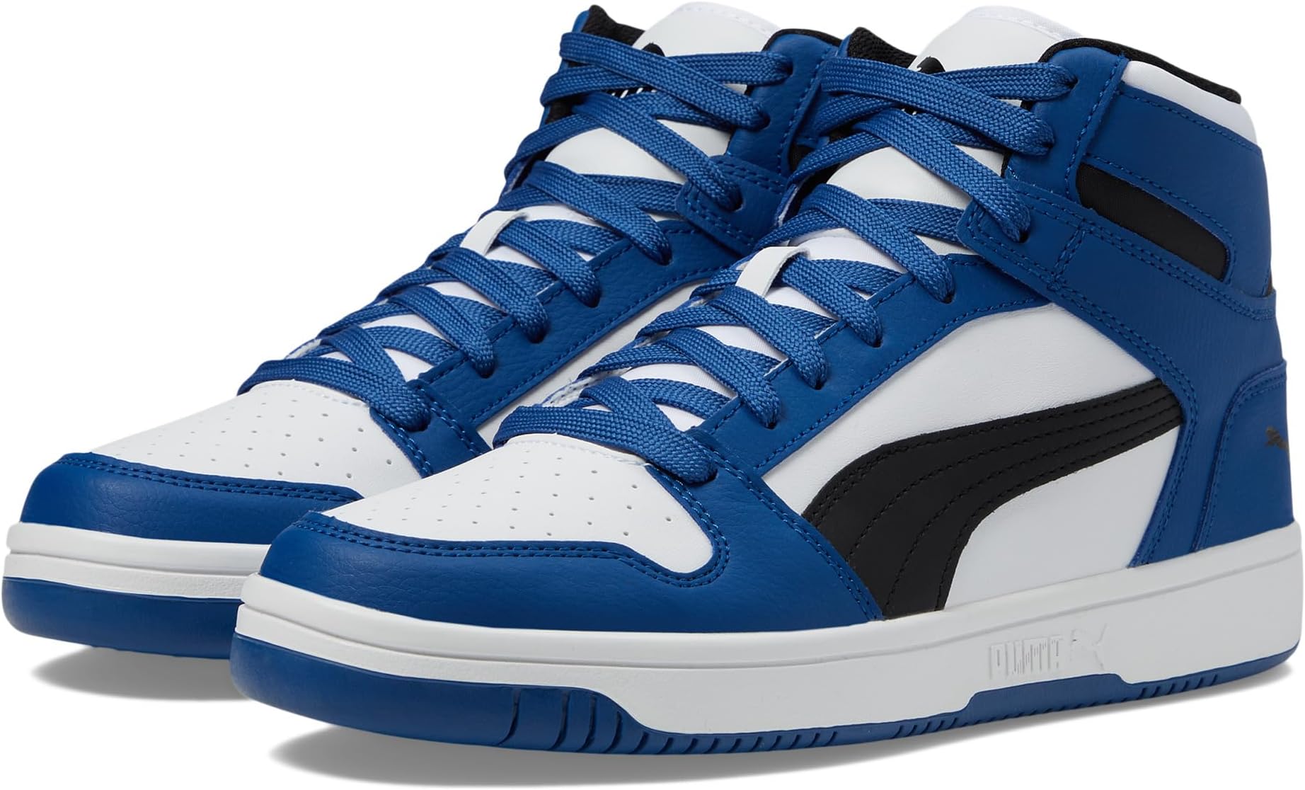 Кроссовки PUMA Rebound Layup Sneakers, Puma White/Puma Black/Clyde Royal
Кроссовки PUMA Rebound Layup Sneakers, Puma White/Puma Black/Clyde Royal