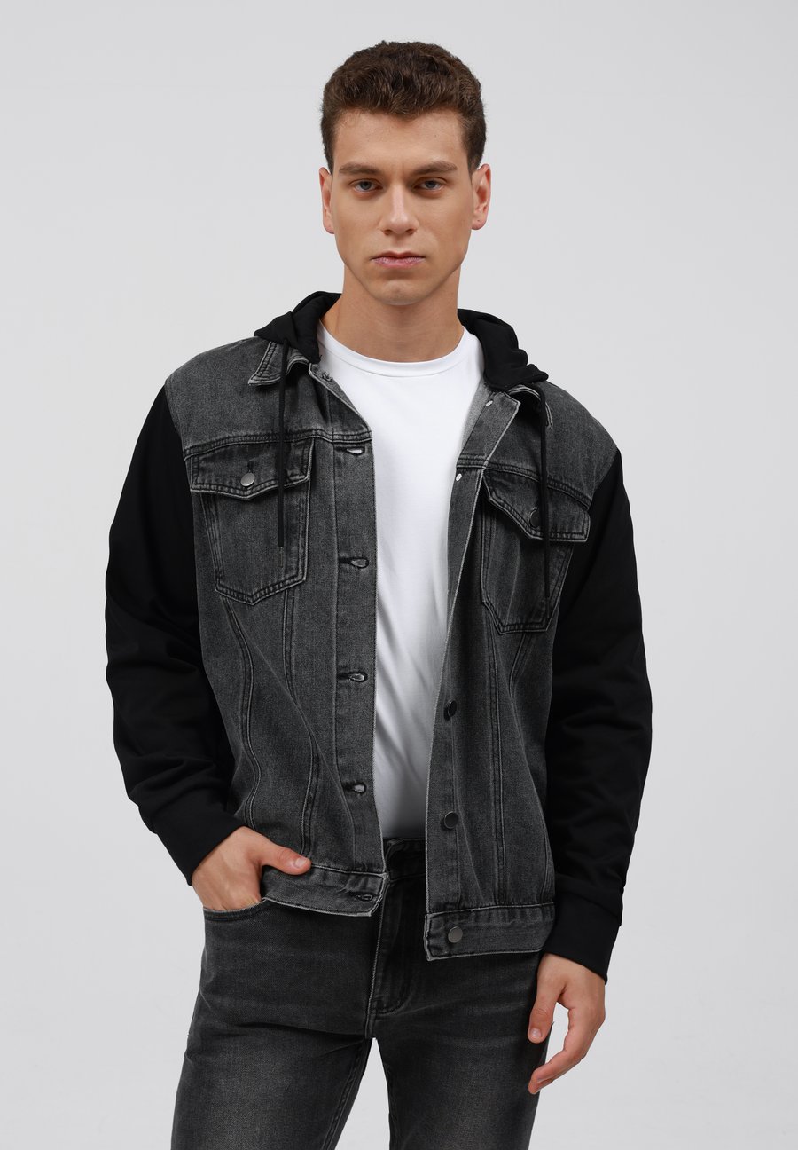 Куртка Pier One Denim jacket, Washed Black Charcoal Sleeves/Black Denim
Куртка Pier One Denim jacket, Washed Black Charcoal Sleeves/Black Denim