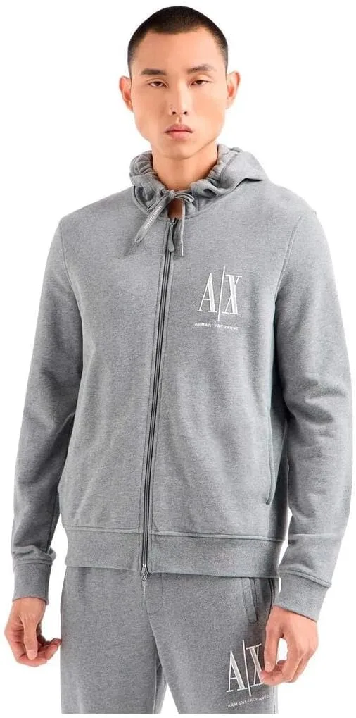 Armani Exchange мужской худи Icon Project с вышивкой и молнией
Armani Exchange мужской худи Icon Project с вышивкой и молнией