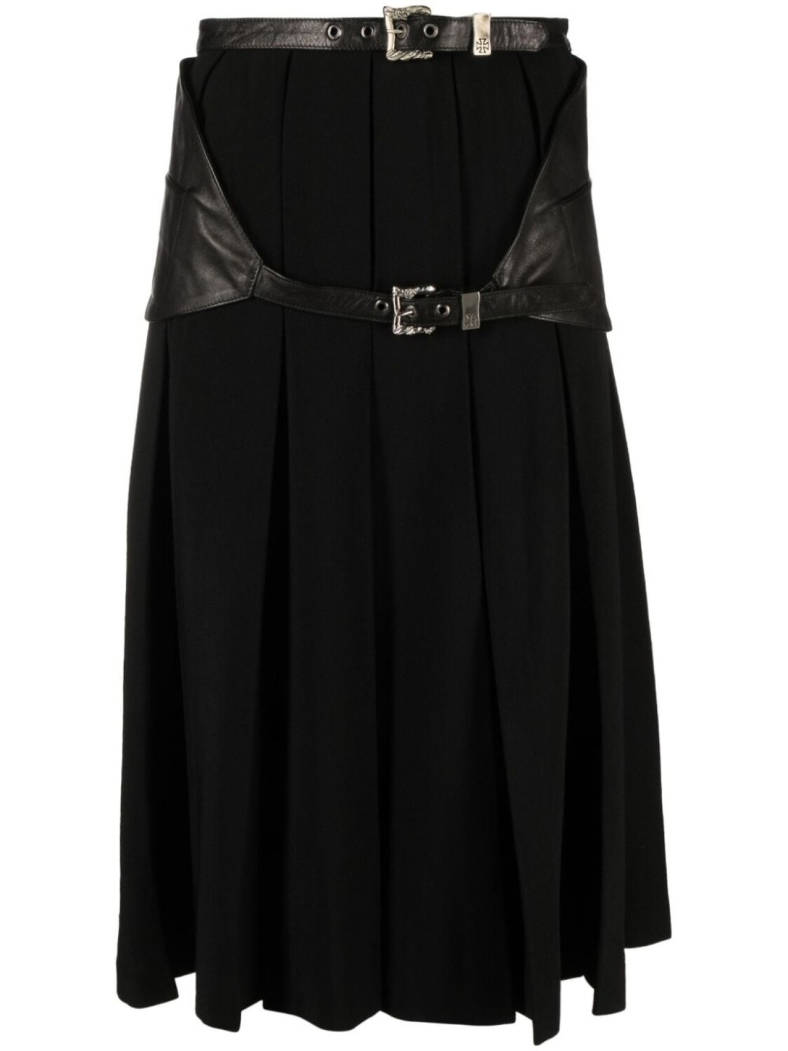 Enfants Riches Déprimés юбка миди со складками и поясом, черный
Enfants Riches Déprimés юбка миди со складками и поясом, черный