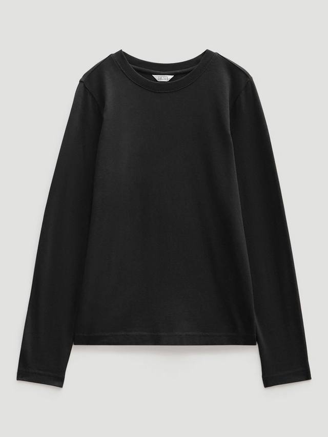 Топ с длинными рукавами приталенного кроя HUSH, Black
Топ с длинными рукавами приталенного кроя HUSH, Black