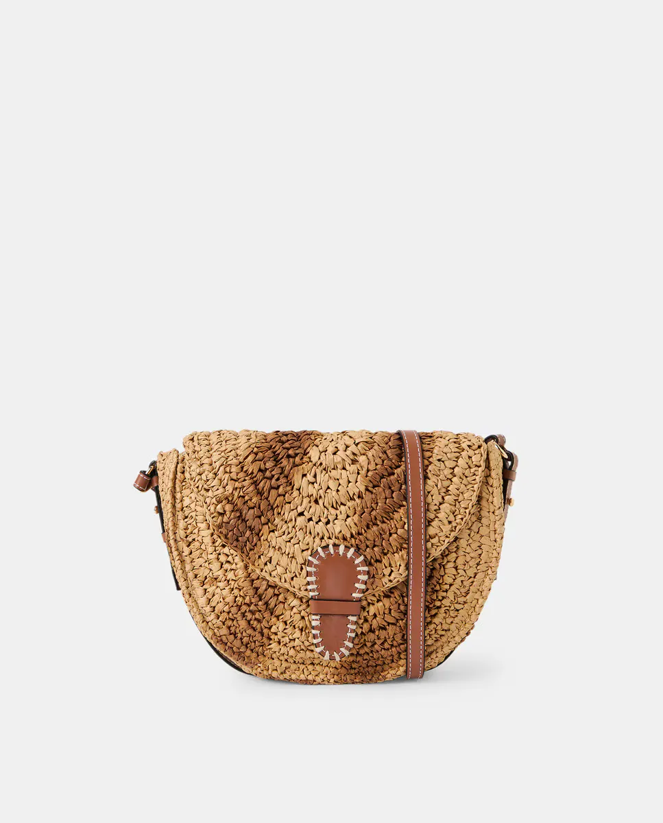Сумка на плечо из рафии с кожаными деталями и эффектом тай-дай Tintoretto, светло-коричневый
Сумка на плечо из рафии с кожаными деталями и эффектом тай-дай Tintoretto, светло-коричневый