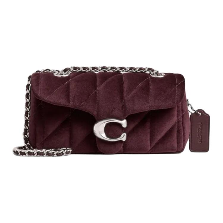 COACH Таби Тканевая сумка через плечо малого размера для женщин Сливовая радость
COACH Таби Тканевая сумка через плечо малого размера для женщин Сливовая радость