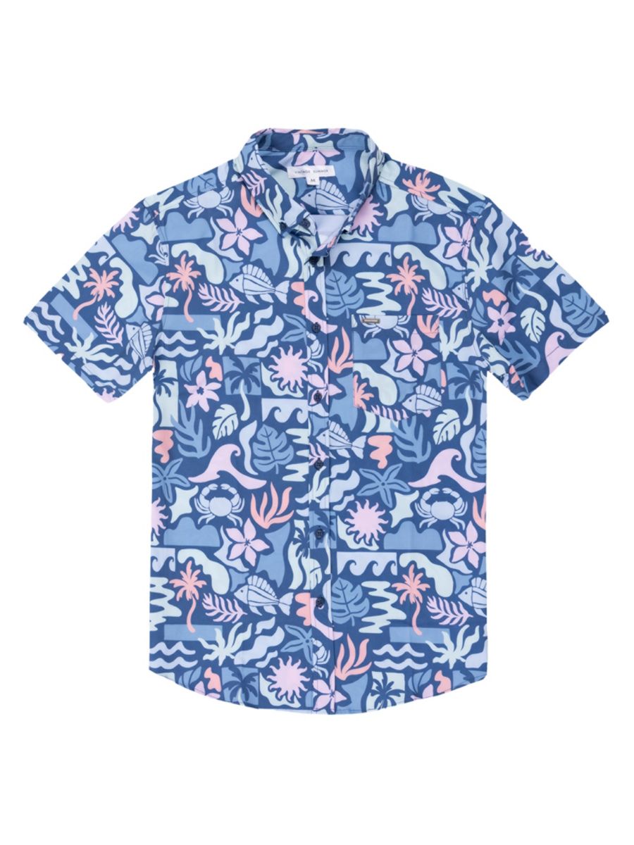 Рубашка, растягивающаяся в 4 стороны Vintage Summer, темно-синий
Рубашка, растягивающаяся в 4 стороны Vintage Summer, темно-синий