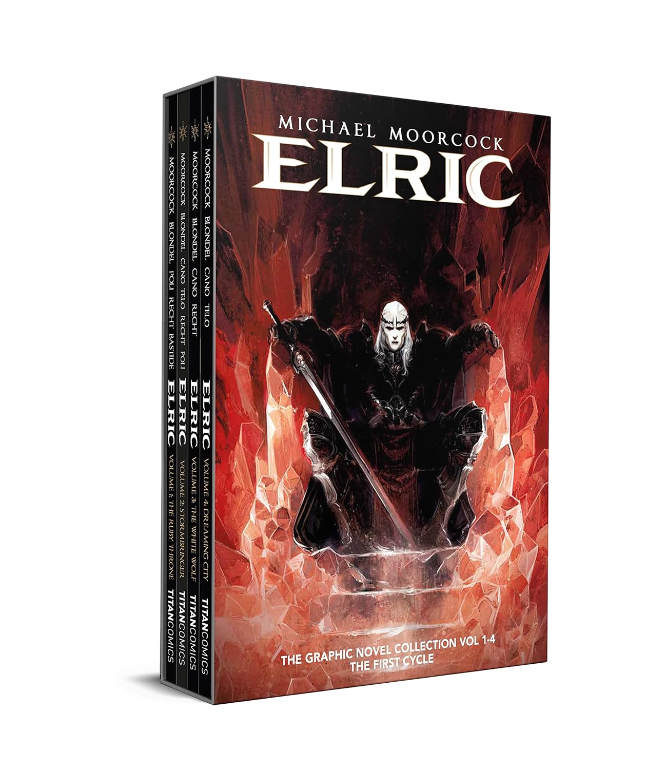 Michael Moorcock's Elric 1-4 Slipcase Set (Graphic Novel) (Titan Comics)
Michael Moorcock's Elric 1-4 Slipcase Set (Graphic Novel) (Titan Comics)