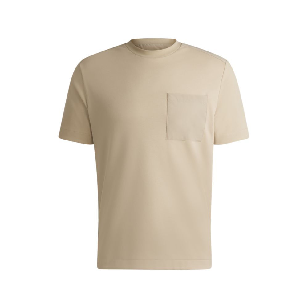 Футболка с тональной отделкой BOSS, светло-бежевый
Футболка с тональной отделкой BOSS, светло-бежевый