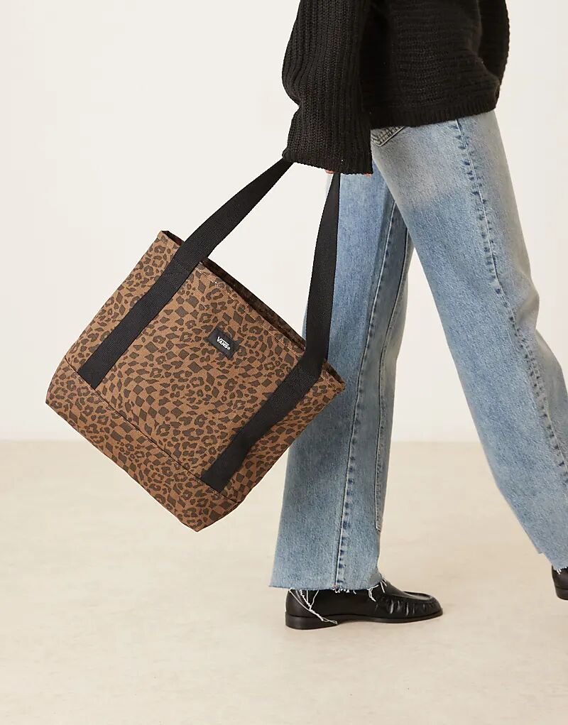 Сумка-шоппер Vans midi pergs с принтом таксы коричневого и черного цветов
Сумка-шоппер Vans midi pergs с принтом таксы коричневого и черного цветов