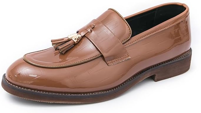 Мужские кожаные туфли с узором, мужские деловые лоферы, слипоны, повседневные лоферы, смокинговые тапочки, роскошные туфли для торжественных мероприятий, свадеб, вечеринок и выпускных Senlongbao, коричневый
Мужские кожаные туфли с узором, мужские деловые лоферы, слипоны, повседневные лоферы, смокинговые тапочки, роскошные туфли для торжественных мероприятий, свадеб, вечеринок и выпускных Senlongbao, коричневый